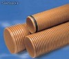 Tuberia corrugada pvc para saneamiento sanecor Uralita 400 mm sn8