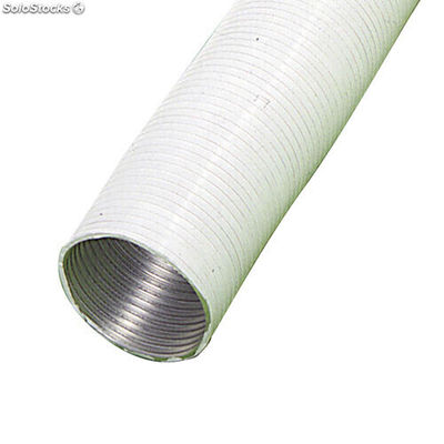 Tubo Aluminio Compacto Blanco 150 mm. / 5 metros