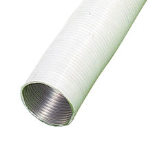 Tubo Aluminio Compacto Blanco Ã 125 mm. / 5 metros