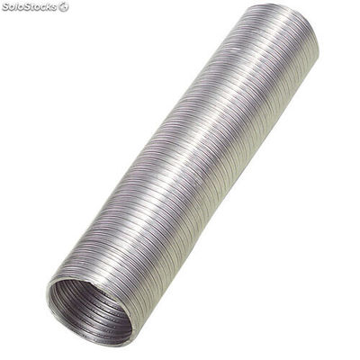 Tubo Aluminio Compacto Gris 100 mm. / 5 metros