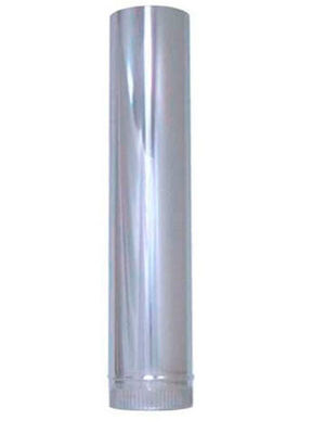 Tubo de chapa liso 1M galvanizado machiembrado (diámetro : 350 mm)
