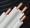Tubo de cobre frigorifico desnudo 1/2&quot; 12,7x0,8mm, en rollo 25ml, UNE EN 12735-1