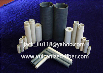 Tubo de fibra vulcanizada, tubos en fibra vulcanizada, mangos vulcanizados gris - Foto 2