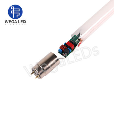 Tubo de luz LED T8 4FT 18W Bombillas LED Lámpara de emergencia bypass con base G
