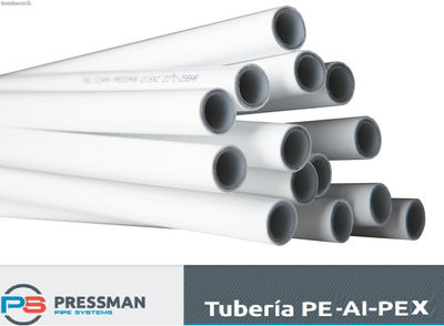 Tubo multicapa PE-AL-PEX Pressman 25/2,5mm blanco 4M - Foto 2
