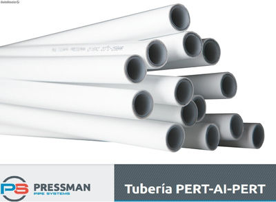 Tubo multicapa pert-al-pert Pressman 25/2,5mm blanco 2M - Foto 2