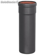 Tubo pellets negro vitrificado 80x500 mm Practic ref. 00510022720