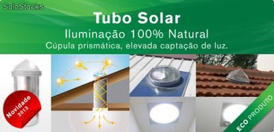 Tubo solar iluminación