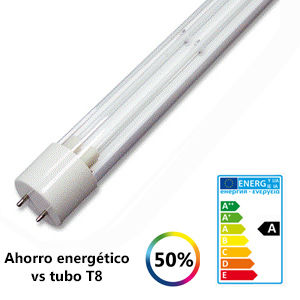 Tubo T8 ahorro energético 12W 0.6M_6400k - Foto 2