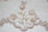 Tulle brodé fleurs appliquées ivoire - Photo 3