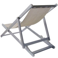 Tumbona plegable Soverato 3 posiciones con estructura en aluminio y textilene