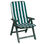 Tumbona silla de resina blanca con posiciones respaldo y cojines - Foto 3