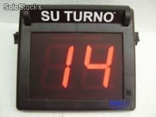 Turno Electrónico: Pantalla electrónica su turno inalámbrica