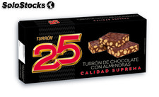 Turrón de Chocolate con Almendras 200g