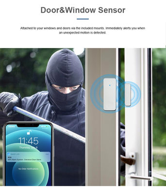TUYA WiFi alarma de seguridad para el hogar detector de ladrones - Foto 2