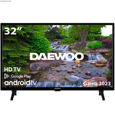 Tv daewoo 32pulgadas led hd 32dm53ha1 android smart tv wifi hdr10 hdmi usb