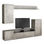 Tv-Möbel-Set peri Zement Grau 210x37x170cm - 1