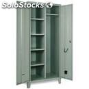 Two-door metal locker - mod. ext80p1v2 - single unit structure - dimensions cm