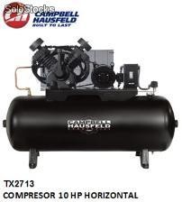 Tx2713 Compresor 10 hp horizontal Campbell (Disponible solo para Colombia)