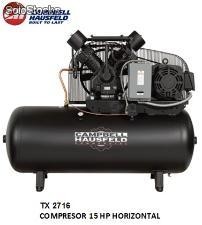 Tx2716 compresor 15 hp horizontal campbell (Disponible solo para Colombia)