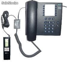 Überwachungskamera - Telefonaufzeichnung inkl. Recorder für lösbares Telefonhörerkabel (Analog &amp; ISDN)