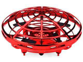 UFO Interactive Aircraft, Mini-Drone ohne Fernbedienung, Infrarot (Rot) - Foto 3