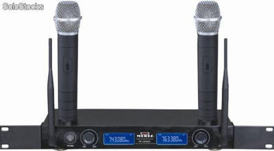 UHF System mikrofonów bezprzewodowych 80m