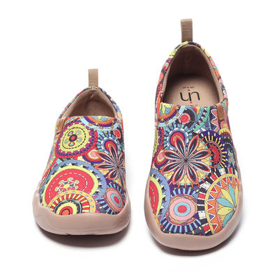 UIN Blossom Women&amp;#39;s Fashion Tribe Art Sneaker Painted Canvas Slip-On Ladies Trav - Foto 4