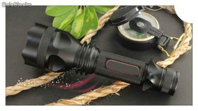 Ultra bright cree led Flashlight Torch, portable charger+battery