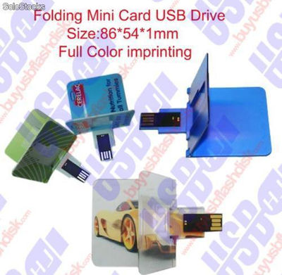 Ultrafino Doblado tarjeta de crédito Usb - Foto 2