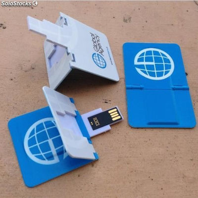 Ultrafino Doblado tarjeta de crédito Usb memoria 2gb