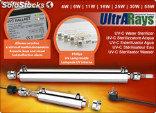 UltraRays sistema UV Completo 55W. 3/4&quot; M. per acqua