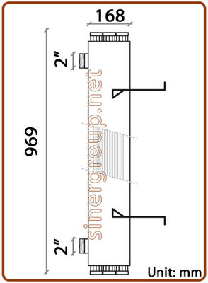 UltraRays UV Lamp Complete Set, 227lt/min. - 330W - 2&amp;#39;&amp;#39; - Foto 2