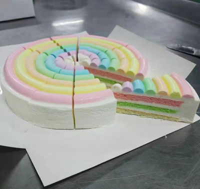 ultrasonic cutter conveyor cake bar cutting machine pastel de nata dough slicing - Foto 5