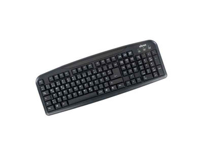 Ultron 76801 Tastatur USB Schwarz 76801