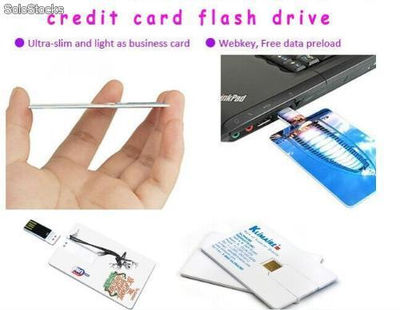 Unidad flash usb de la tarjeta de visita Business card usb flash drive