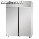 Upright fridge - stainless steel - ventilated cooling - mod. bg14etn -