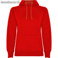 Urban woman hooded sweatshirt s/s red ROSU10680160 - Photo 3