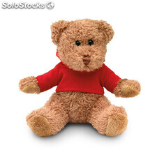Urso de peluche com t-shirt vermelho MIMO7375-05