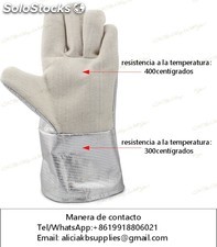 Usado en crematorio para guantes de alta temperatura