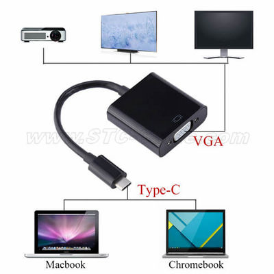 USB 3.1 Type C to VGA Adapter for Macbook Laptop - Foto 4