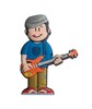 USB Bajista Pop Rock Chico joven con bajo eléctrico PVC Soft Memoria USB Música