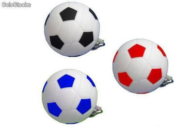 Usb con forma de pelota de futbol en varios colores