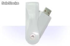 Usb flash drive rectangular y blanco
