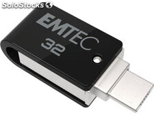 Usb FlashDrive 32GB Emtec Mobile &amp; Go Dual USB2.0 - microUSB T260