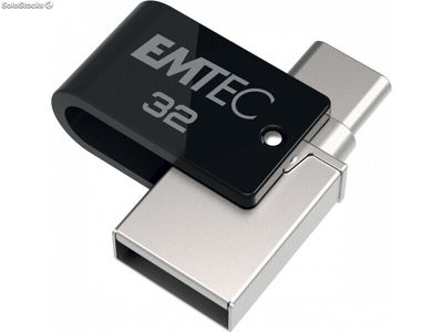 Usb FlashDrive 32GB Emtec Mobile &amp; Go Dual USB3.2 - usb-c T260