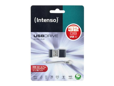 USB FlashDrive 32GB Intenso Slim Line 3.0 Blister schwarz - Foto 3