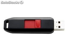 USB FlashDrive 64GB Intenso Business Line Blister schwarz/rot