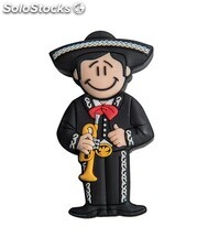 USB Mariachi Mexicano trompeta Traje regional Méjico Souvenir PVC Memoria USB