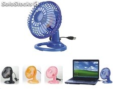 Usb mini ventilador para pc laptop netbook mini fan hh520